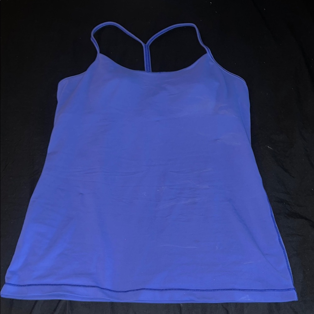 Lululemon Women's Blue Spaghetti Strap Top